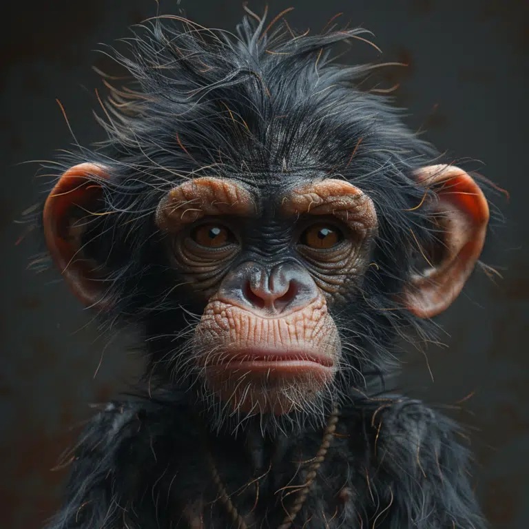 balding monkey