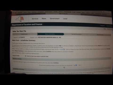 New York Brewery Sales Tax Online