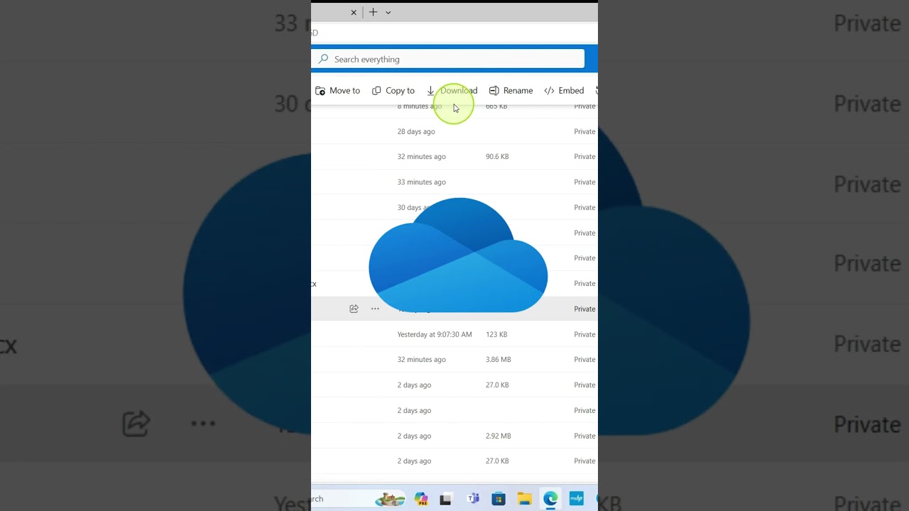 How to Download Files from Microsoft OneDrive #onedrive