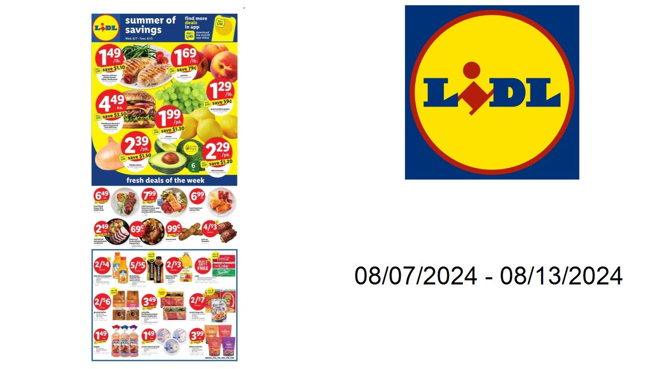 Lidl Weekly Ad (US) - 08/07/2024 - 08/13/2024
