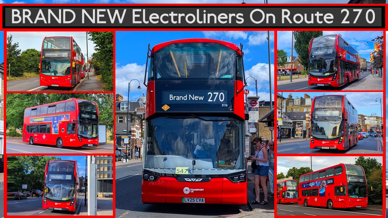 BRAND NEW StreetDeck Electroliners on London Bus Route 270! (Replacing Enviro400 MMC Smart Hybrids)
