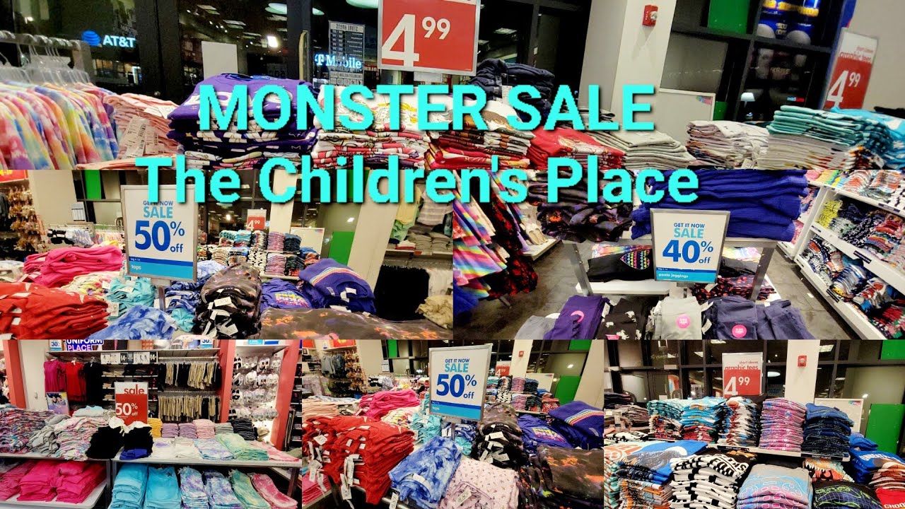 The Children's Place Browse With Me Monster Sale Entire Store Up To 60%OFF