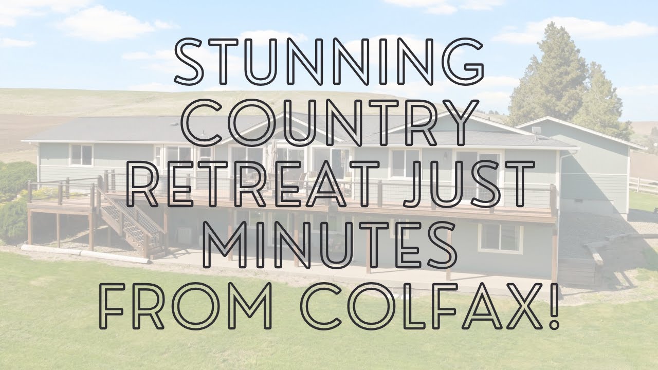 Stunning Country Retreat Just Minutes from Colfax, WA!