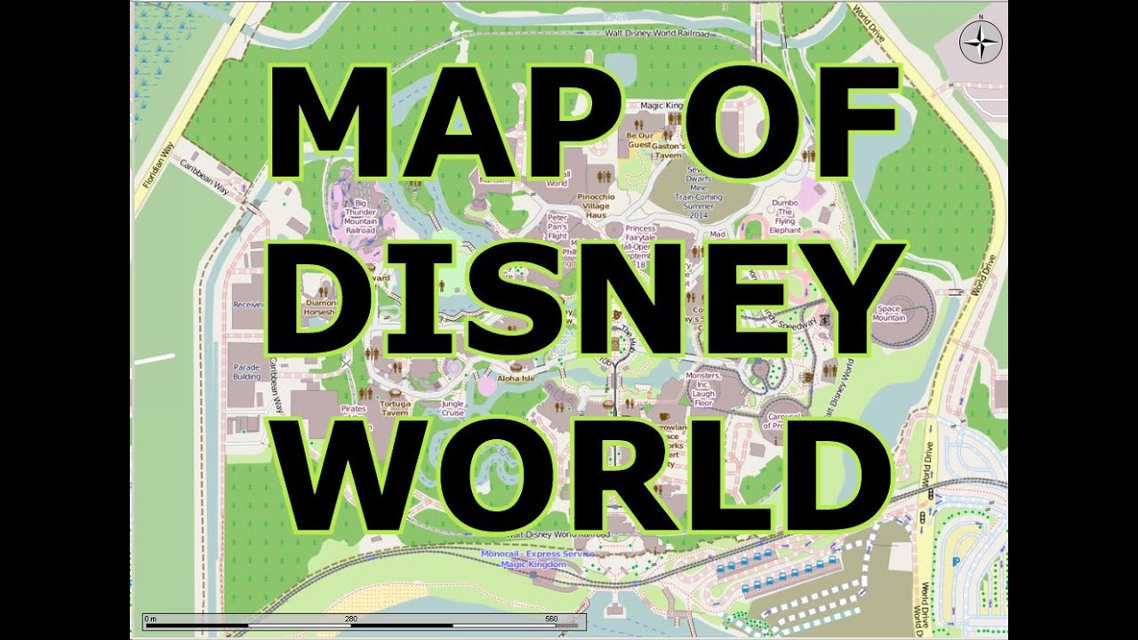 MAP OF DISNEY WORLD FLORIDA
