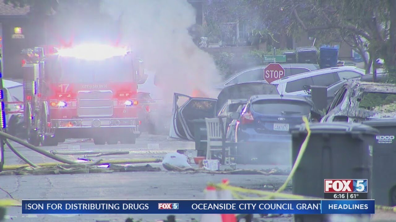 Plane crash startles San Diego community