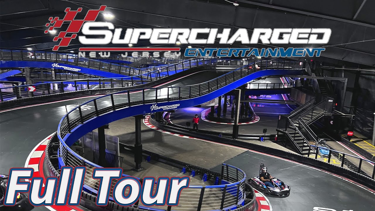 Supercharged, World's Largest Indoor Go-Karts (Edison, NJ) | Full Tour