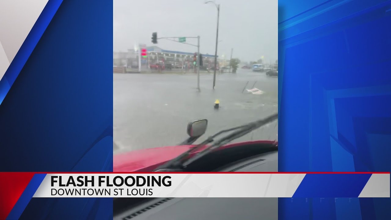 Flash flooding hits St. Louis after heavy rain