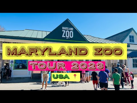 The Maryland Zoo in Baltimore | Tour 2023 | USA | Baltimore Zoo | Points of interest | America | MD