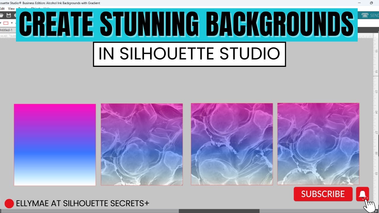 How to Create Custom Background Patterns in Silhouette Studio | Easy Step-by-Step Tutorial