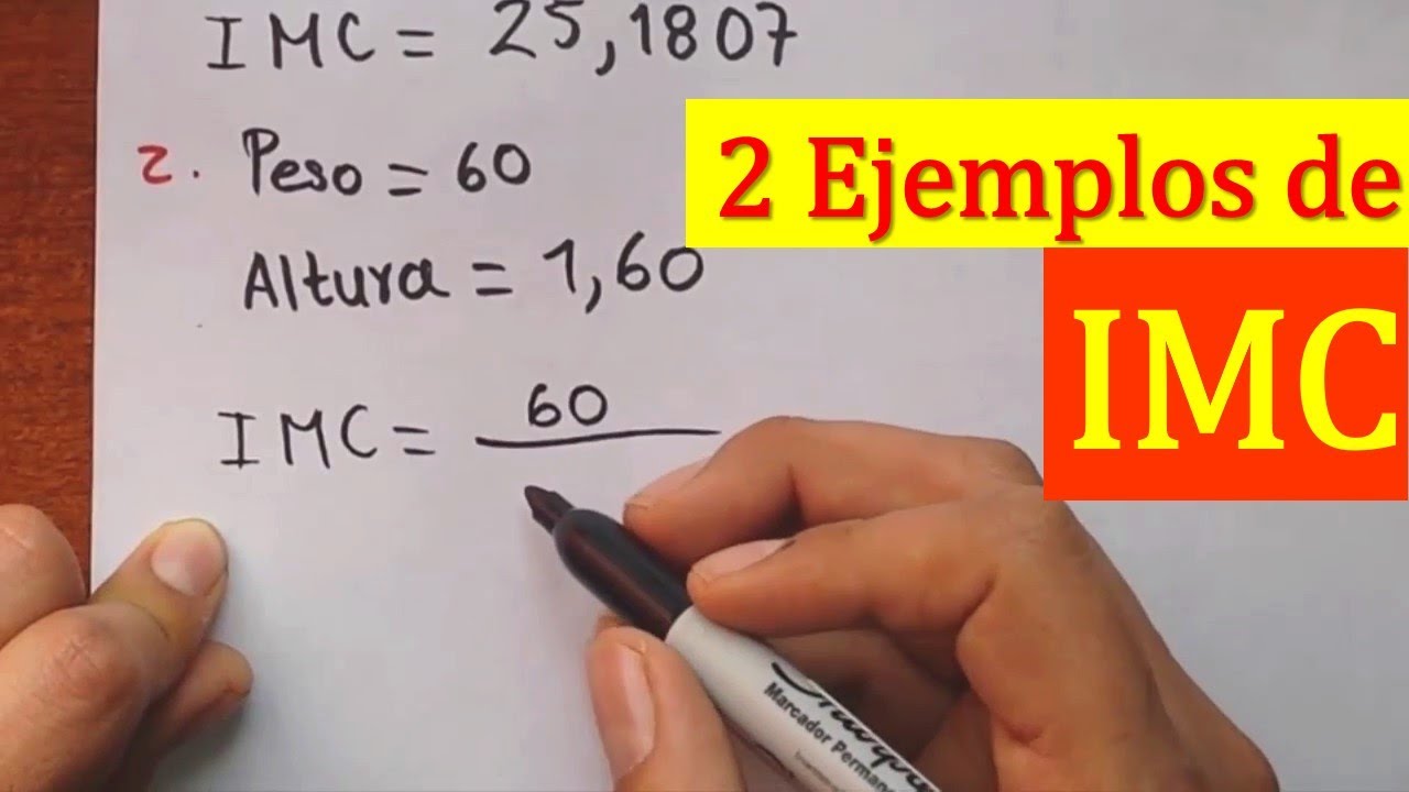 Como calcular el IMC para hombres y mujeres (Indice de Masa Corporal)