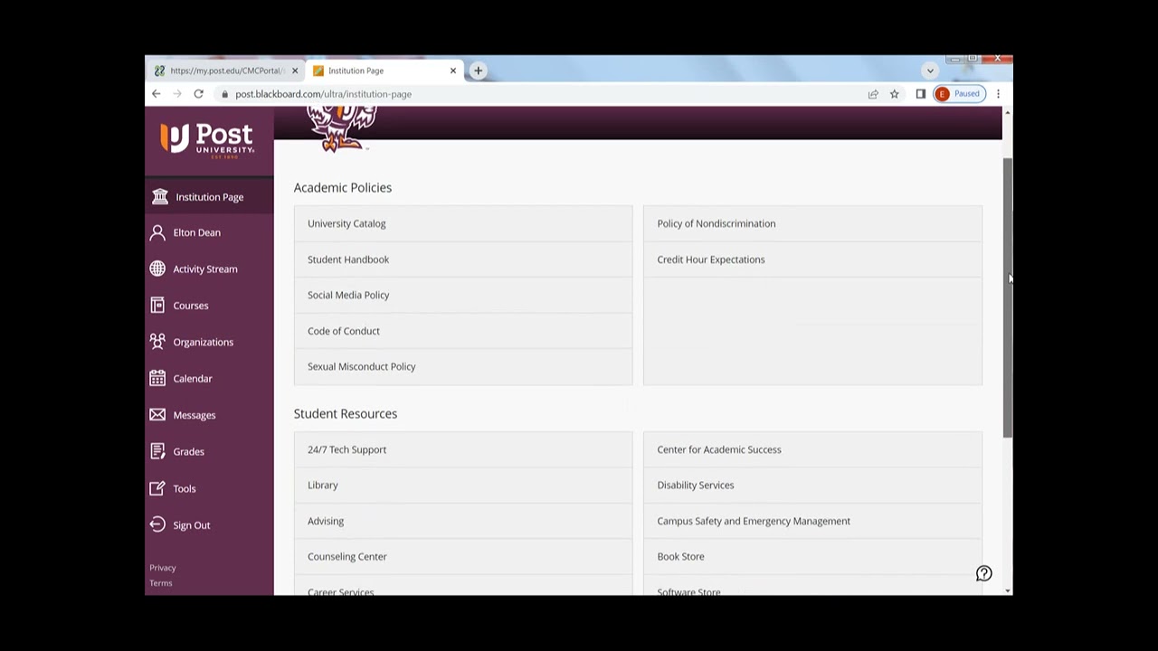How to Access the Post University Library