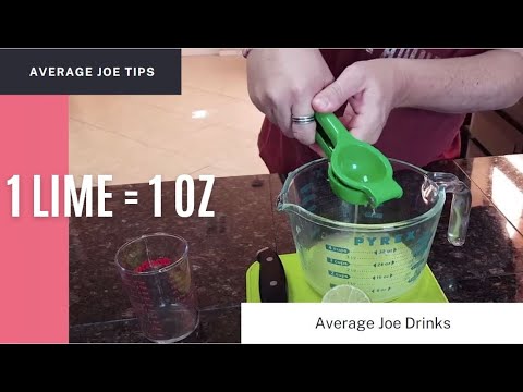 How much Juice is in One Lime?  AJD Tip #1
