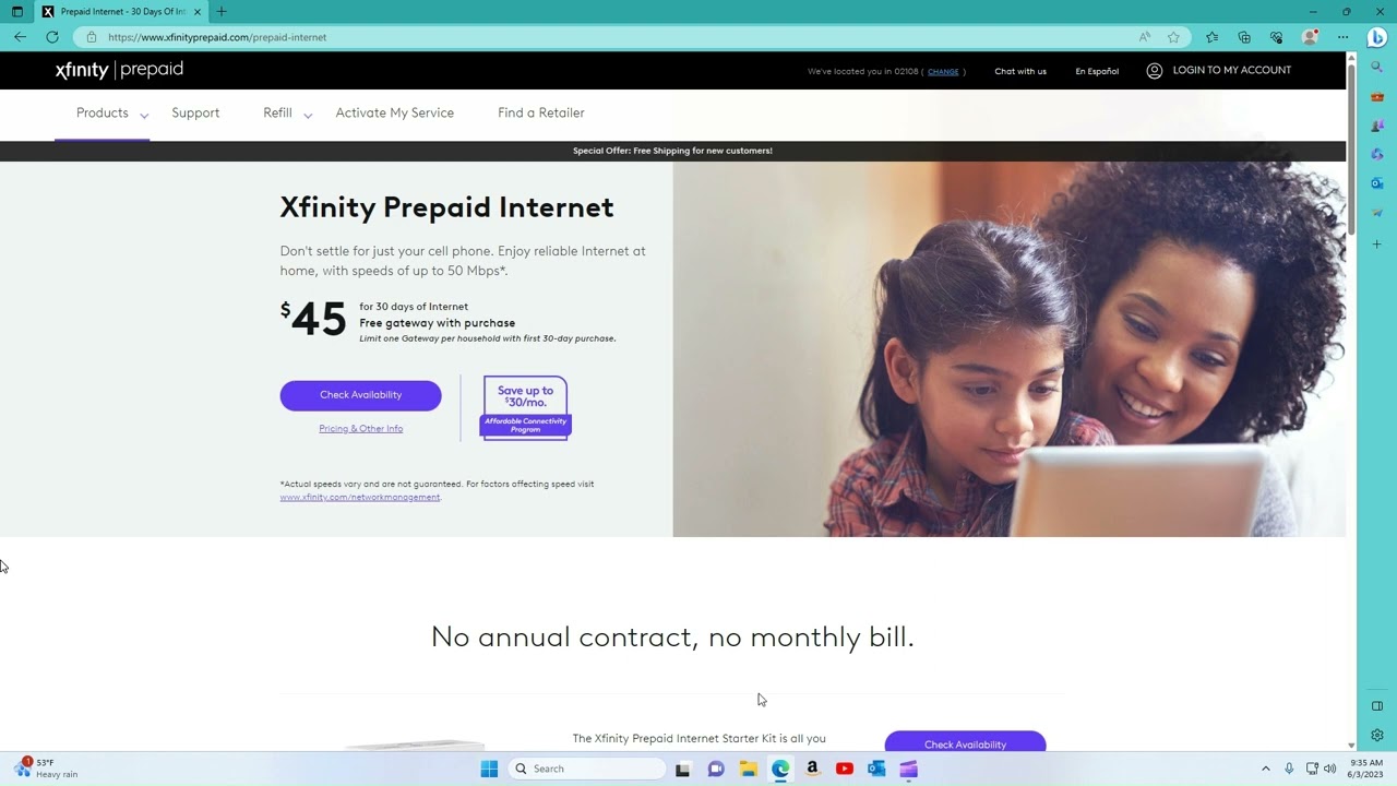 Xfinity Prepaid internet Made with Clipchamp