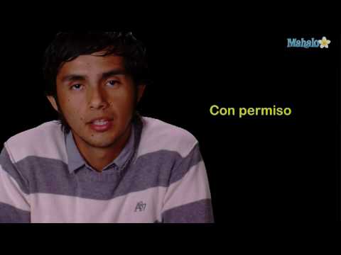 How to Say Excuse Me in Spanish