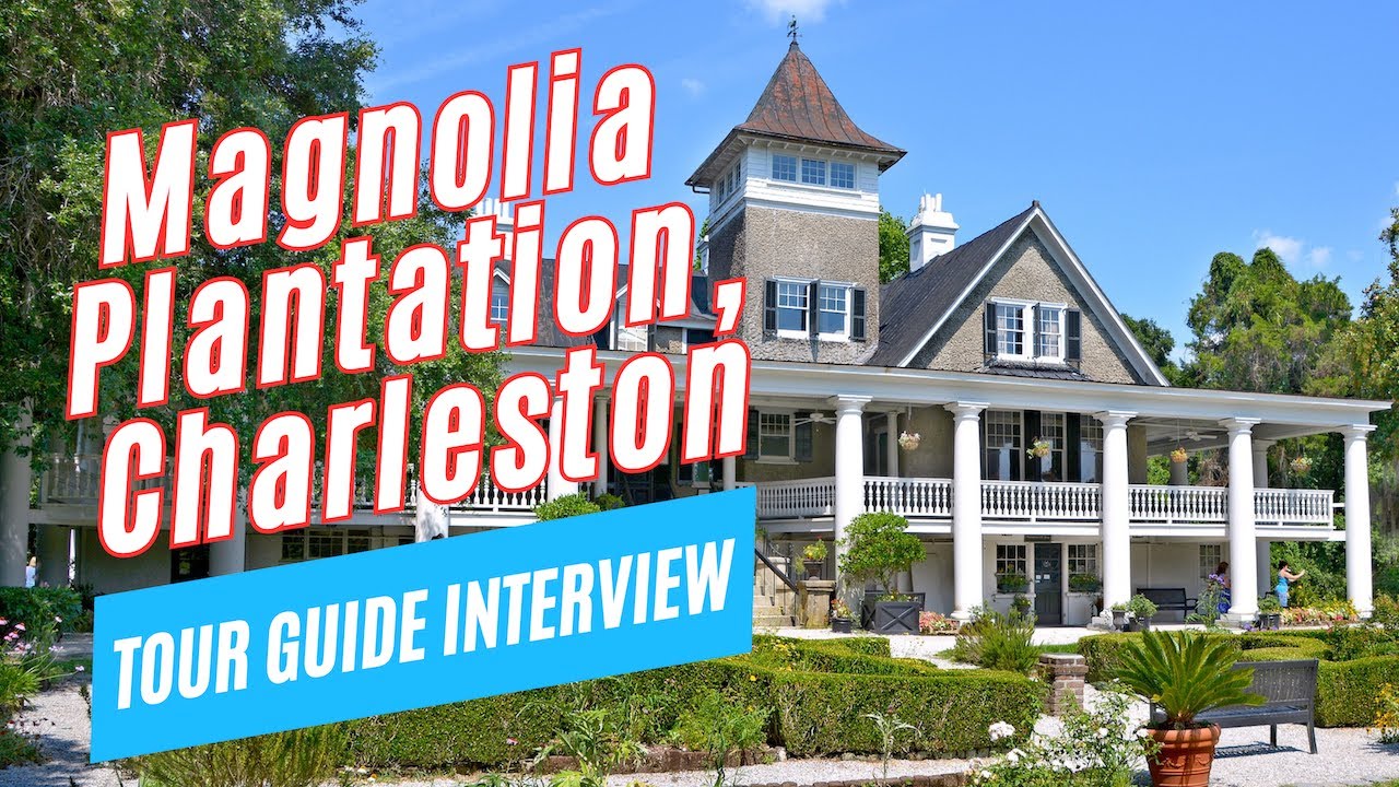History of MAGNOLIA PLANTATION, CHARLESTON SC, USA | Tour Guide Interview