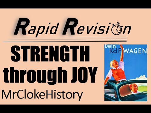 GCSE History Rapid Revision: Strength Through Joy