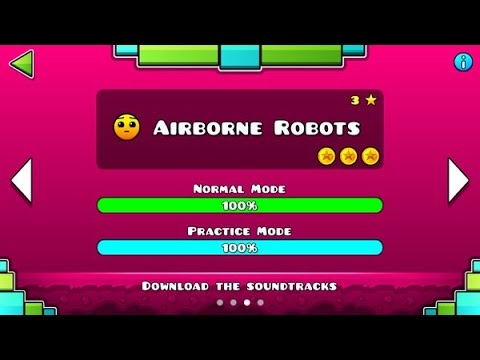 Geometry Dash Meltdown – “Airborne Robots” 100% Complete [All Coins] - GuitarHeroStyles