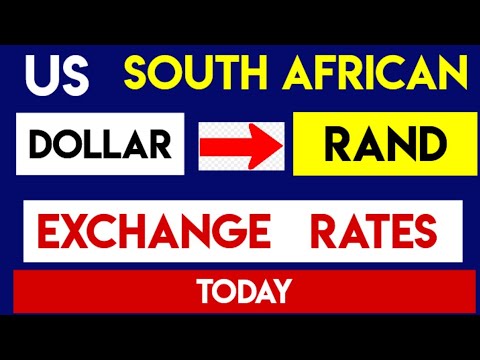 How much Rate South African Rand to US Dollar Today USD to ZAR
