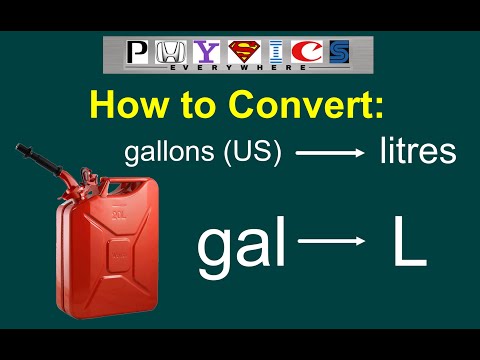 [EASY] How to Convert Gallons to Litres (gal to L)