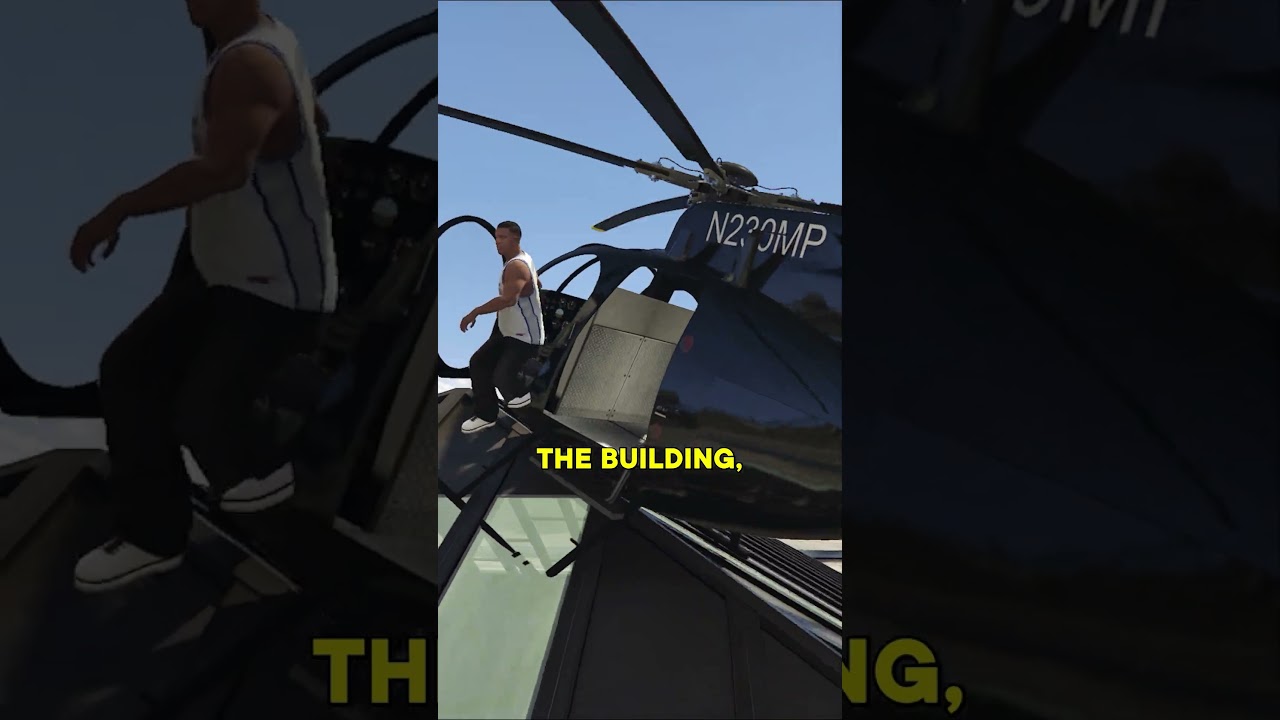 Enter the FIB Building Anytime — No Cheats, No Mods! 🚁 #gta5 #shorts
