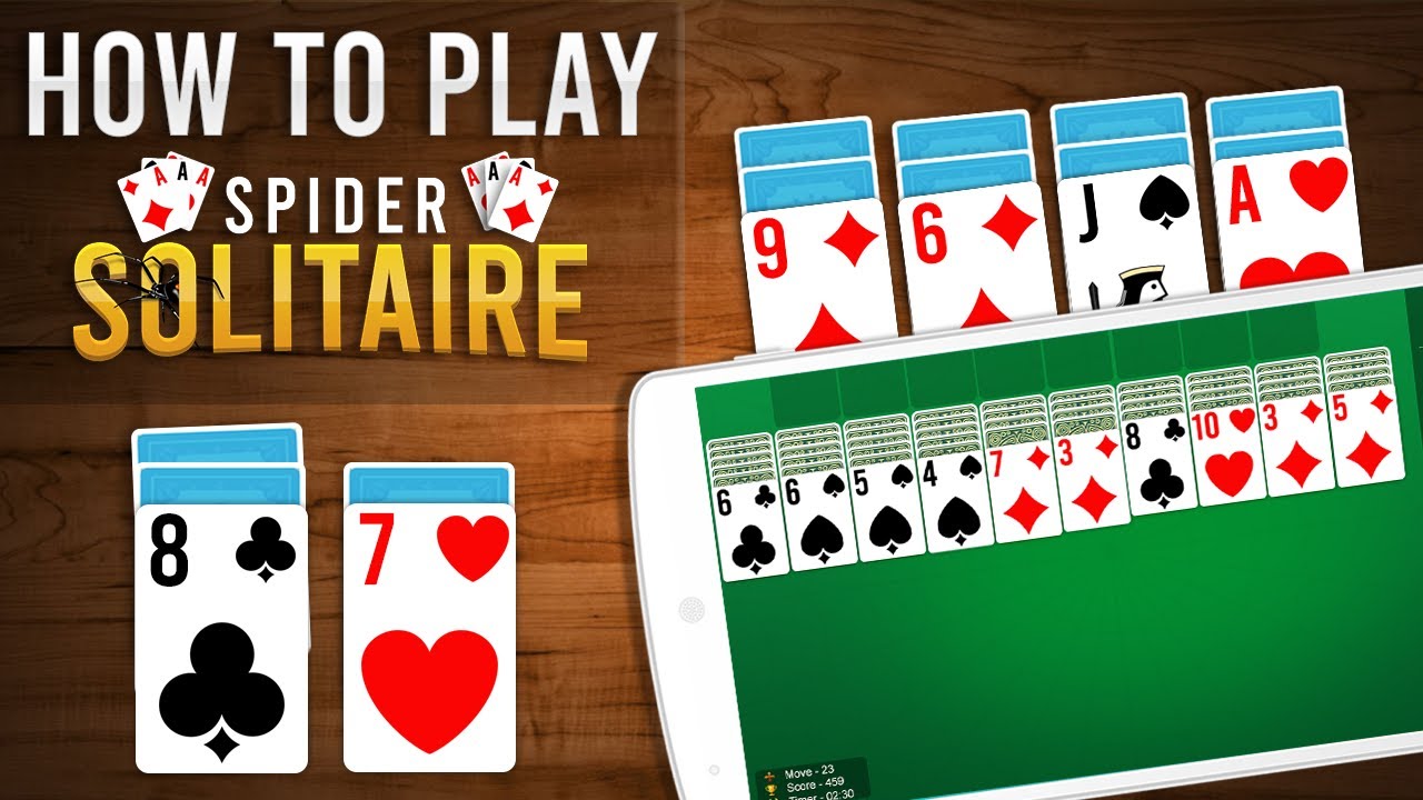 How to play spider solitaire | solitaire spider |spider solitaire card game
