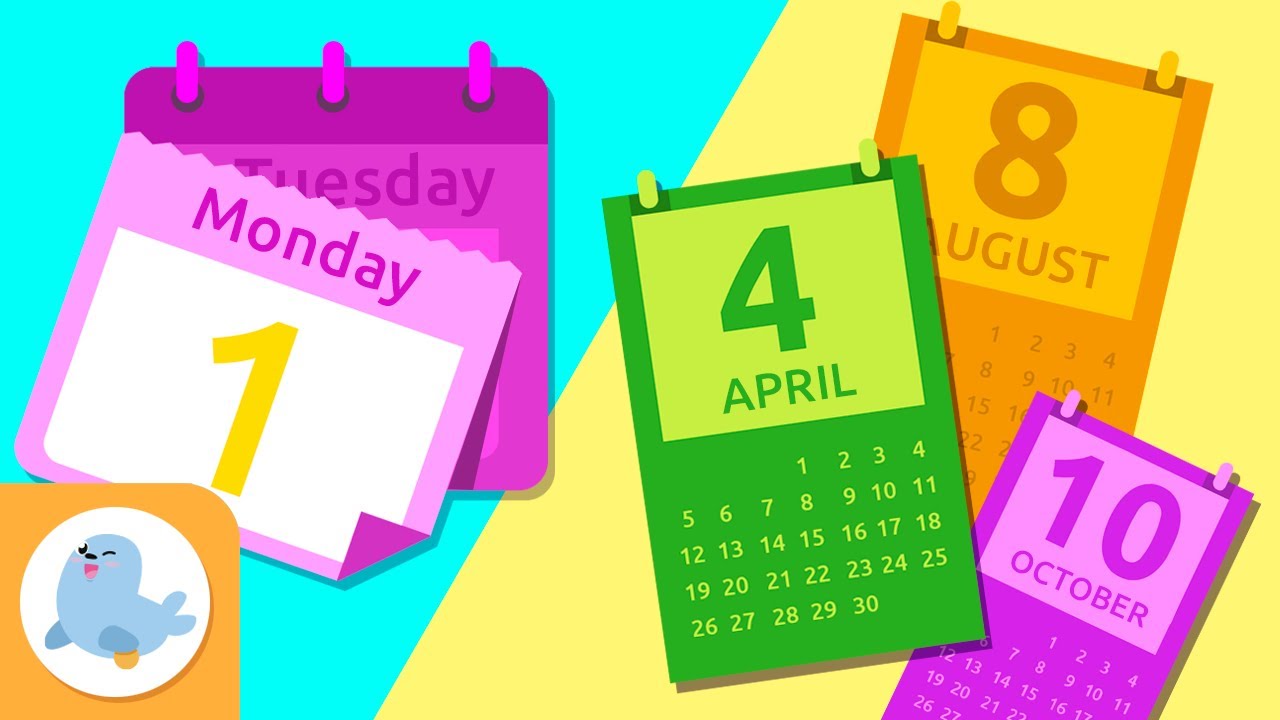 DAYS of the WEEK and MONTHS of the YEAR 📅 Compilation 📆 Monday, Tuesday, Wednesday, Thursday...