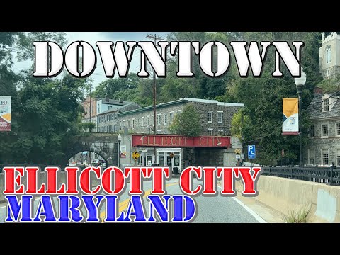 Ellicott City - Maryland - 4K Downtown Drive