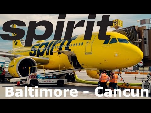 Trip Report | Spirit | Economy | Airbus A321 | Baltimore - Cancun |
