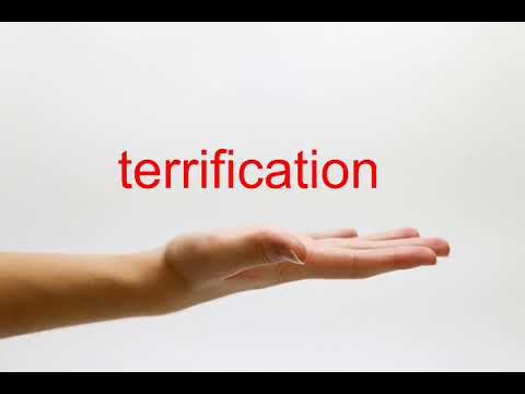 How to Pronounce terrification - American English