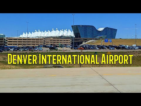 A Look At Denver International Airport Colorado | DEN Information | DIA Airport Walkthrough