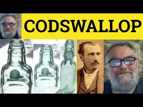 🔵Codswallop Meaning - Codd's Wallop Explanation - Define Codswallop - British Slang -British English