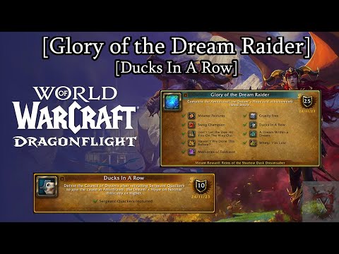 Achievement: [Ducks In A Row] - WOW!