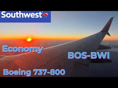 TRIP REPORT: Southwest B737-800 - Boston (BOS) to Baltimore (BWI) - Economy