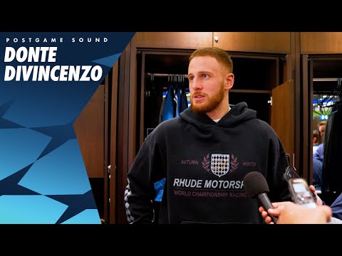 “[Mike] Makes The Game Easy.” | Donte DiVincenzo Postgame Sound | 10.26.24