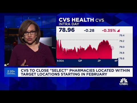 CVS to close 'select' pharmacies in Target stores starting in February