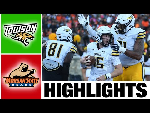 Morgan State vs Towson Highlights | College Football Week 3 | 2023 College Football