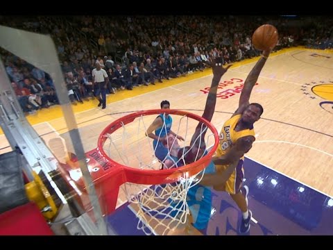 Lakers Dunk Show: Tarik Black, Brandon Ingram Back-to-Back Throwdowns | 02.28.17