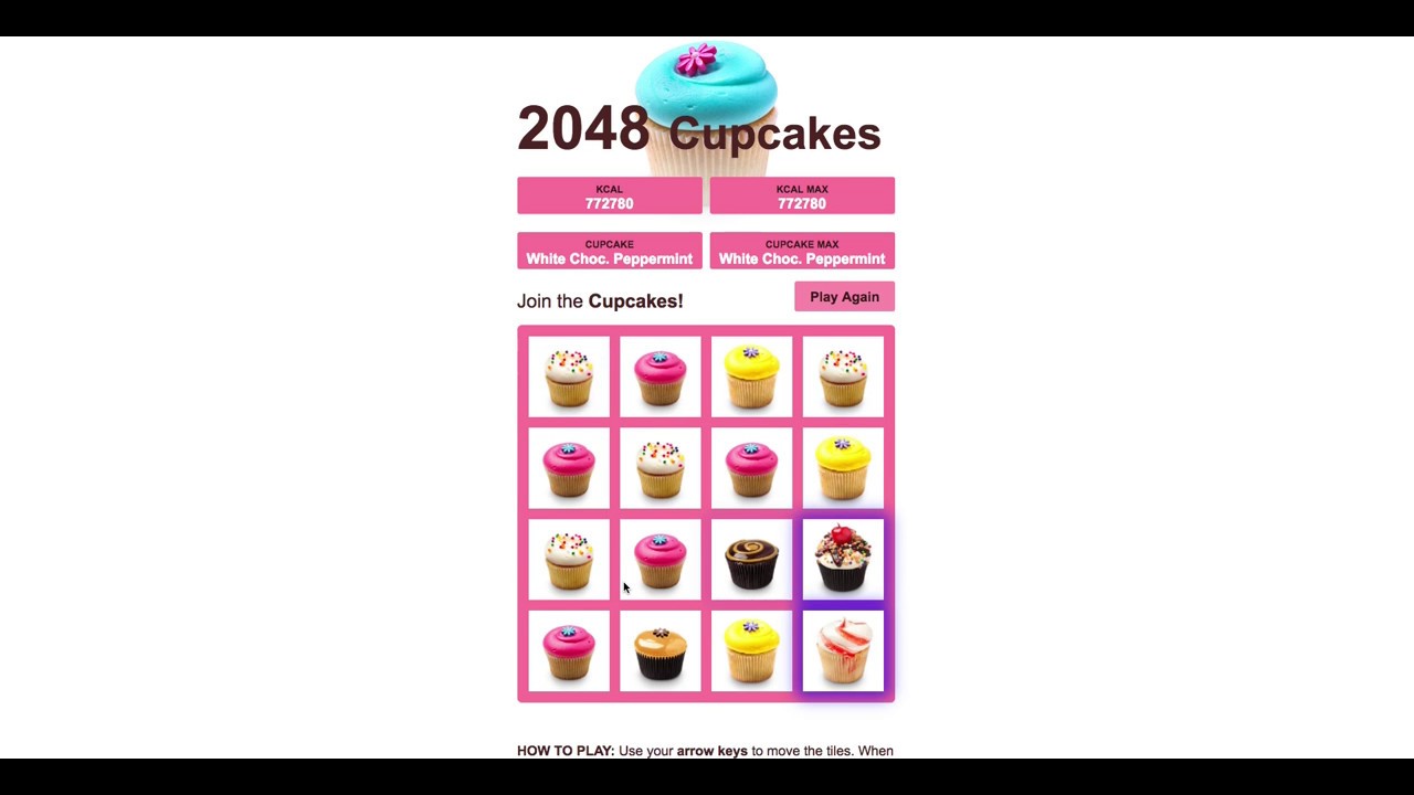 2048 Cupcakes Win