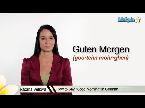 How to Say "Good Morning" in German