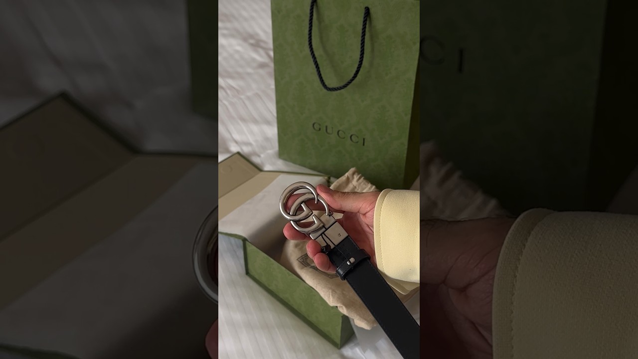 Gucci Reversible Belt Unboxing