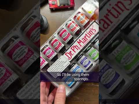 Trying out Dr. Martin's Concentrated Watercolors