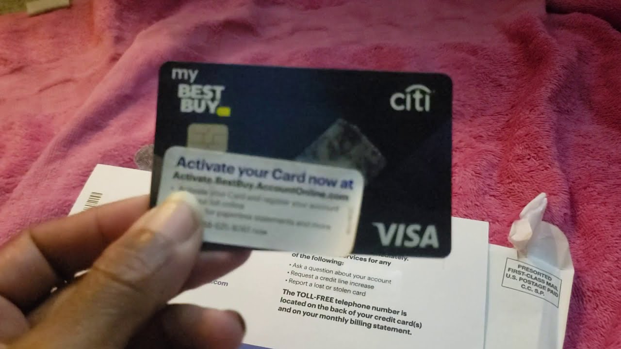 MY BEST BUY CITI PLATINUM VISA CREDIT CARD UNBOXING 12/31/2019