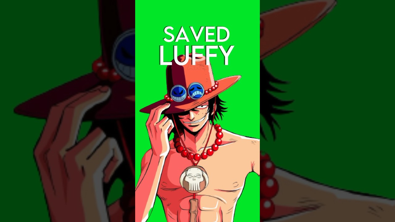 When Ace SAVED Luffy from DEATH