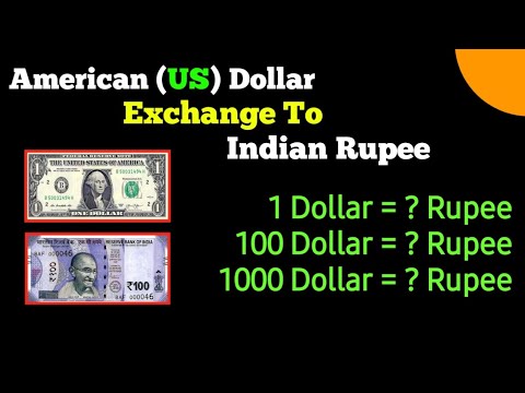 Mystery of US 100 Dollar Exchange to Indian Rupee | 1 dollar in indian rupees today