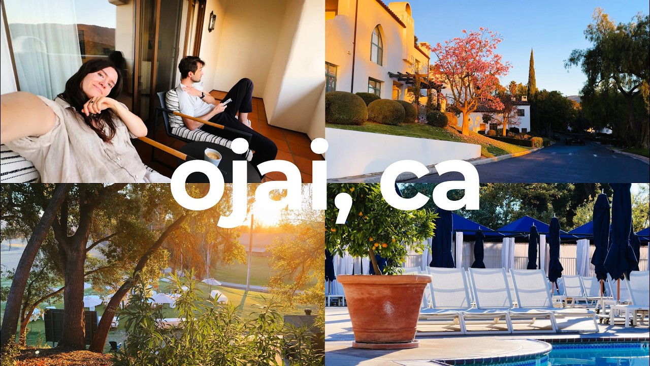 Weekend Getaway in Ojai, CA | Ojai Valley Inn Review | Top Things to Do, Places to Eat | Silent Vlog