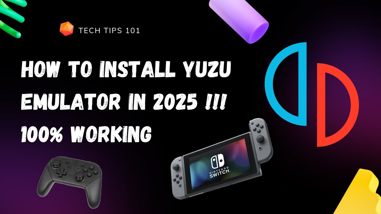HOW TO Install YUZU Emulator to Run Nintendo Switch Games on PC 2025!