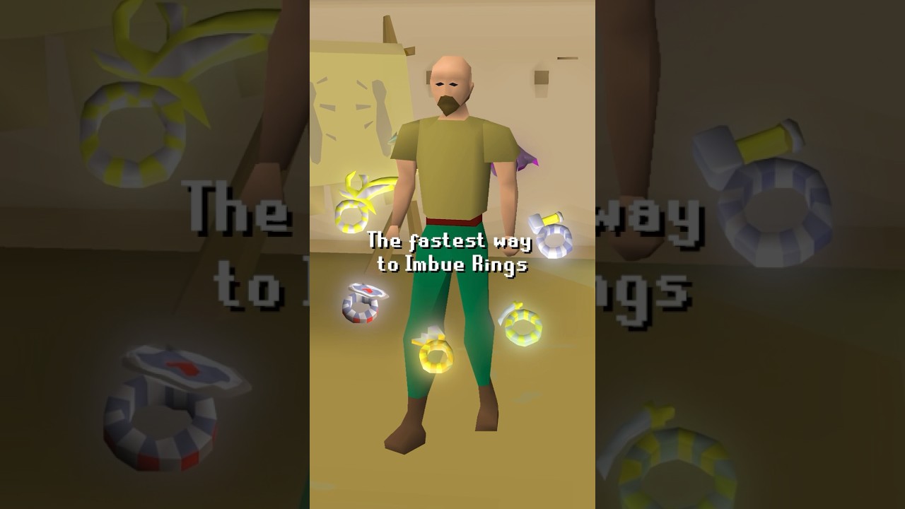 The FASTEST way to Imbue Rings 💍✨ #oldschoolrunescape #osrs
