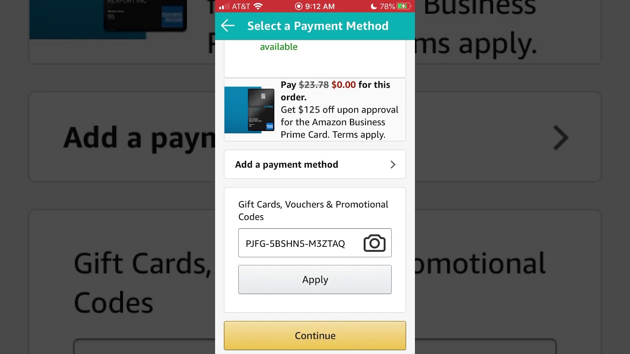 How to use promotion code on Amazon