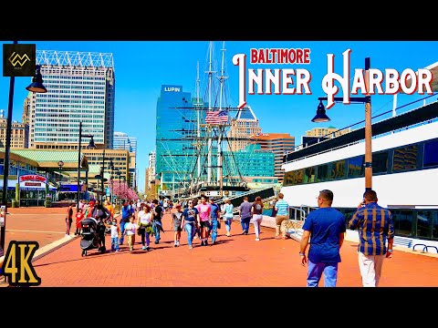 Baltimore Inner Harbor 2022 walking tour