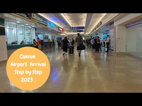 Cancun Airport Guide 2023 | Seamless Immigration & Arrival Walkthrough | Trips with Angie